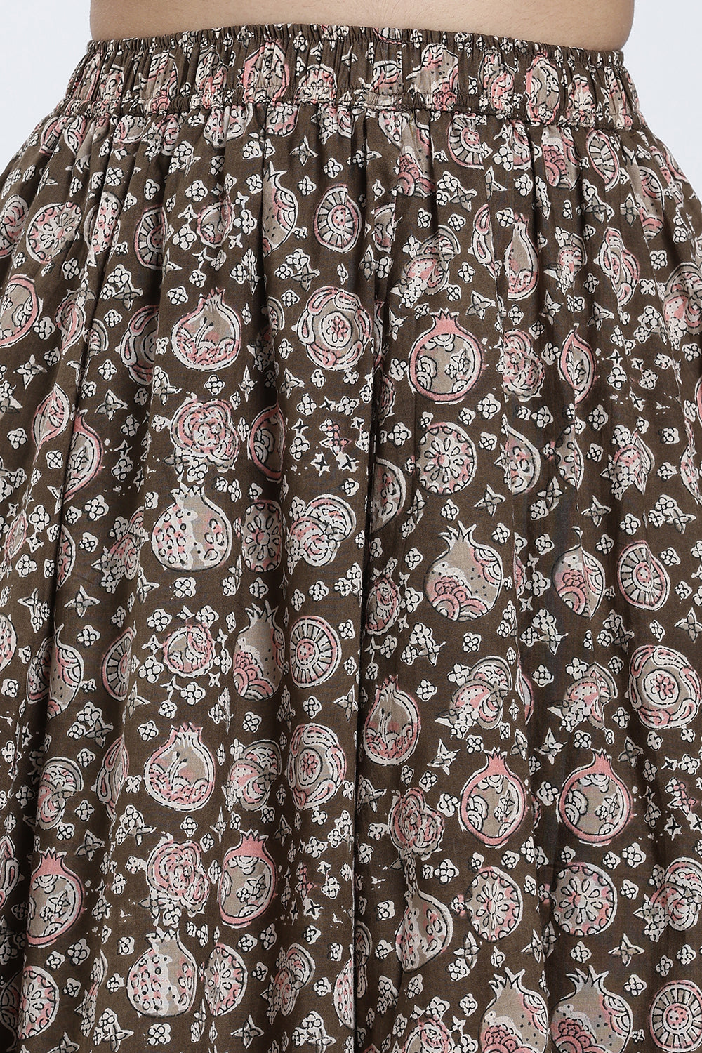 Mythri Women’s Cotton Blend Kali Skirt – Full Length Jaipur Print Flared Ethnic Skirt for Women - SK05