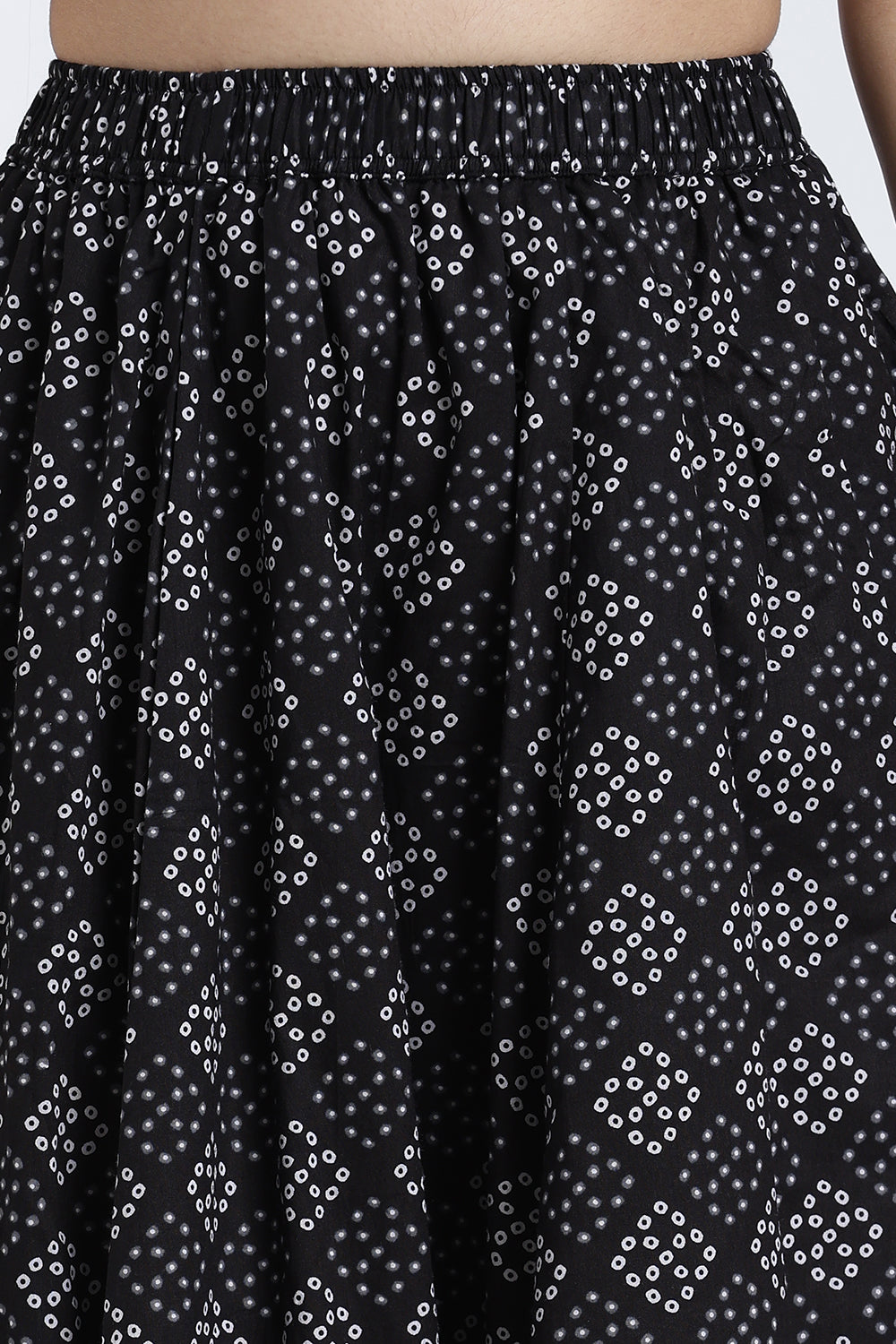 Mythri Women’s Cotton Blend Kali Skirt – Full Length Jaipur Print Flared Ethnic Skirt for Women - SK05