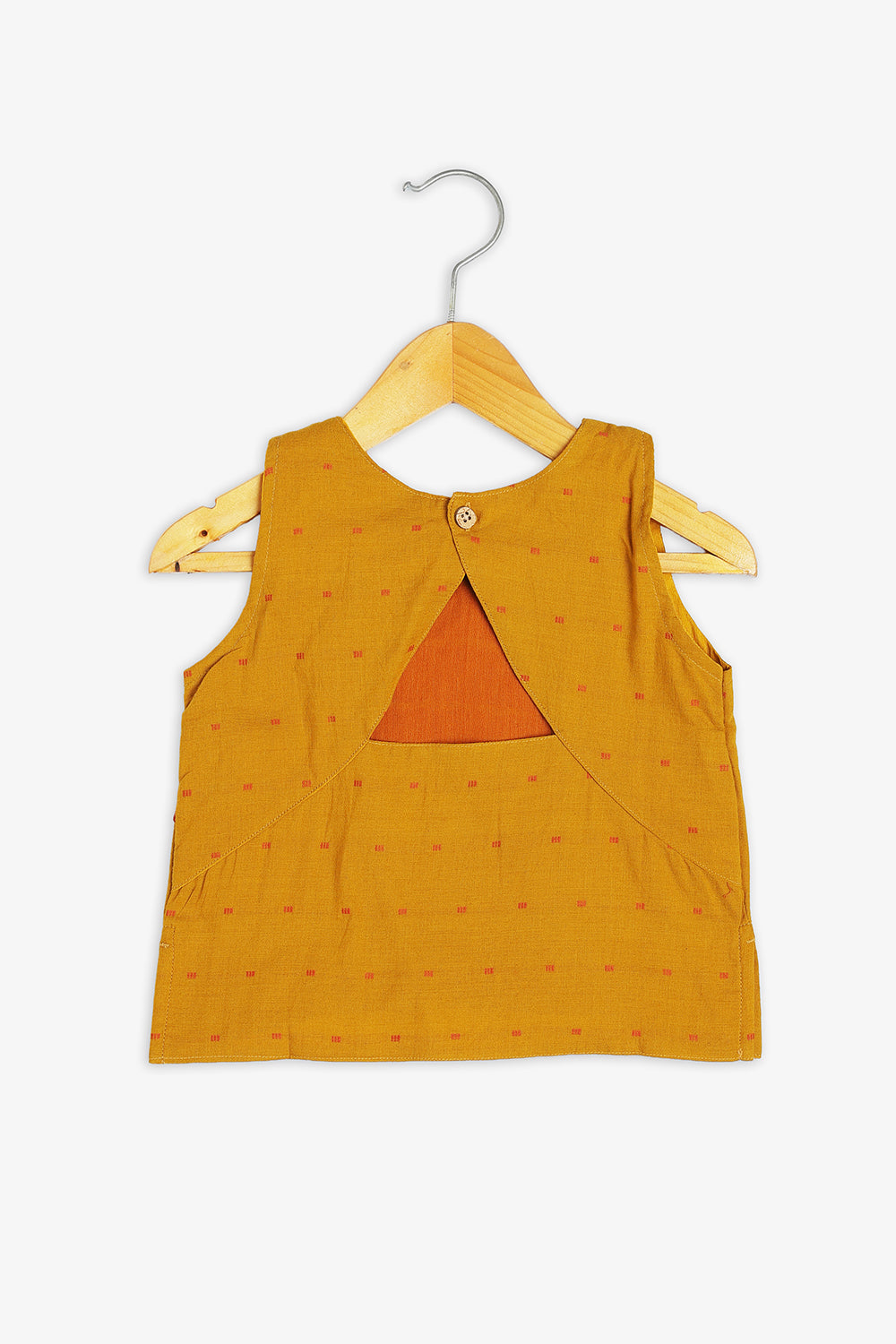 Chittythalli Girls Kalamkari Silk Cotton Slub Pavadai Set - Traditional Ethnic Wear-PS72