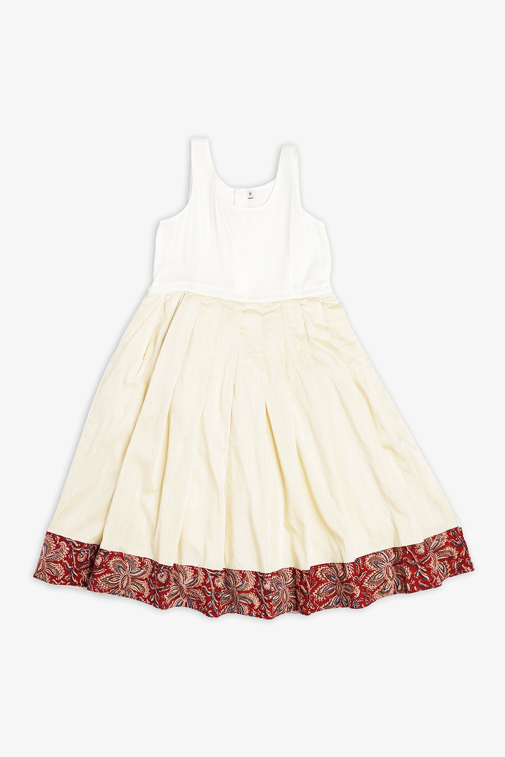 Chittythalli Girls Kalamkari Silk Cotton Slub Pavadai Set -Traditional Ethnic Wear-PS20