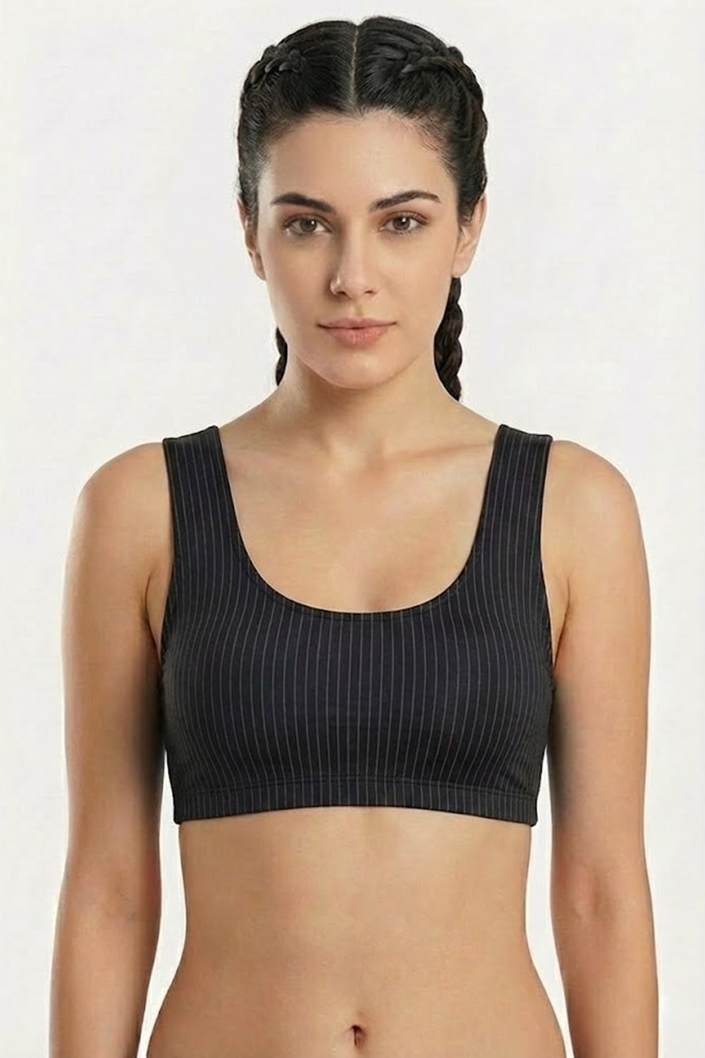 Women’s Printed Padded Sport Bra – High Coverage, Seamless & Soft Feel, Non-Wired Comfort - 168