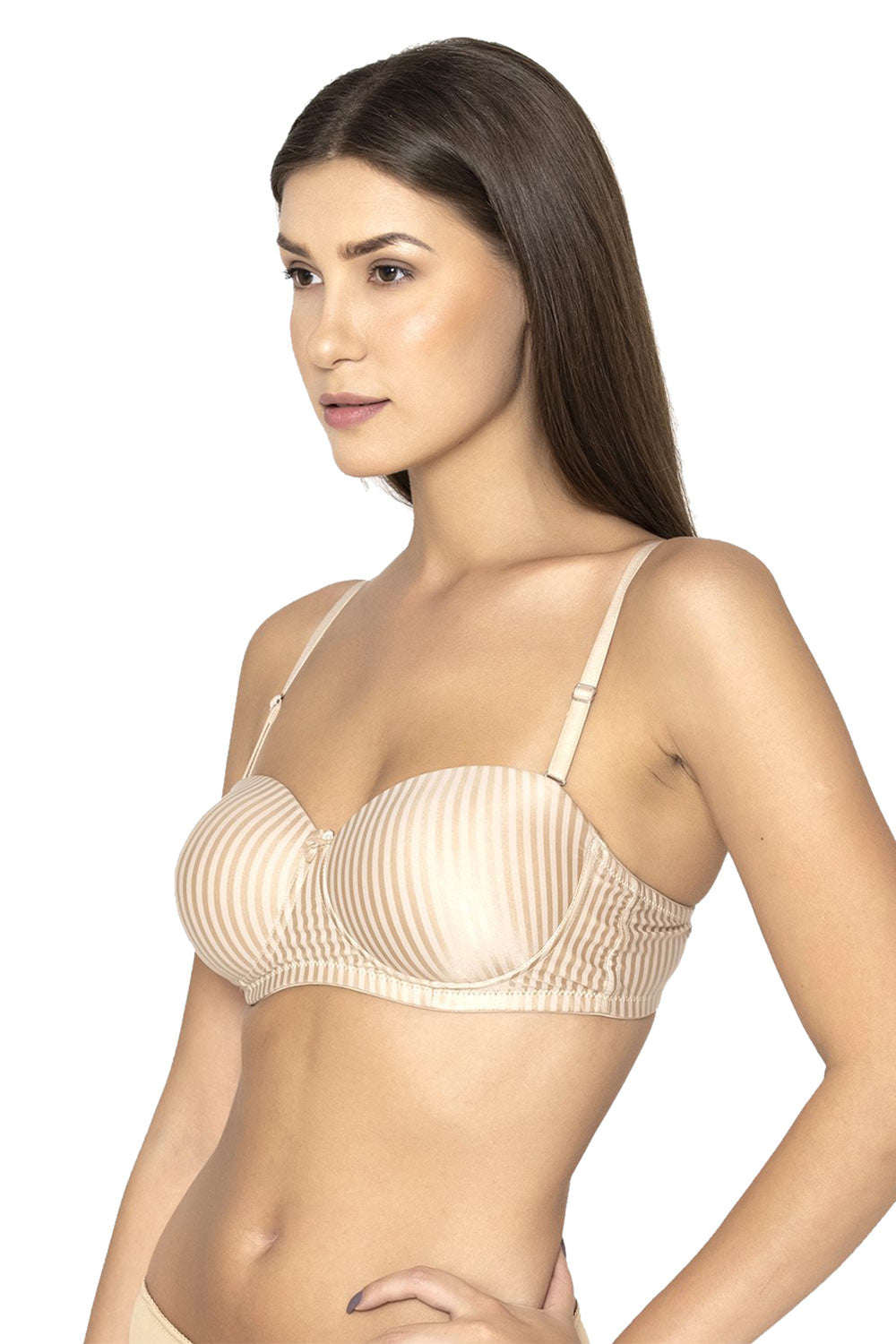 B’ZAR Balconette Bra for Women – Full Coverage Underwired Lightly Padded Bra | Comfortable Everyday Support Bra - BZB6111
