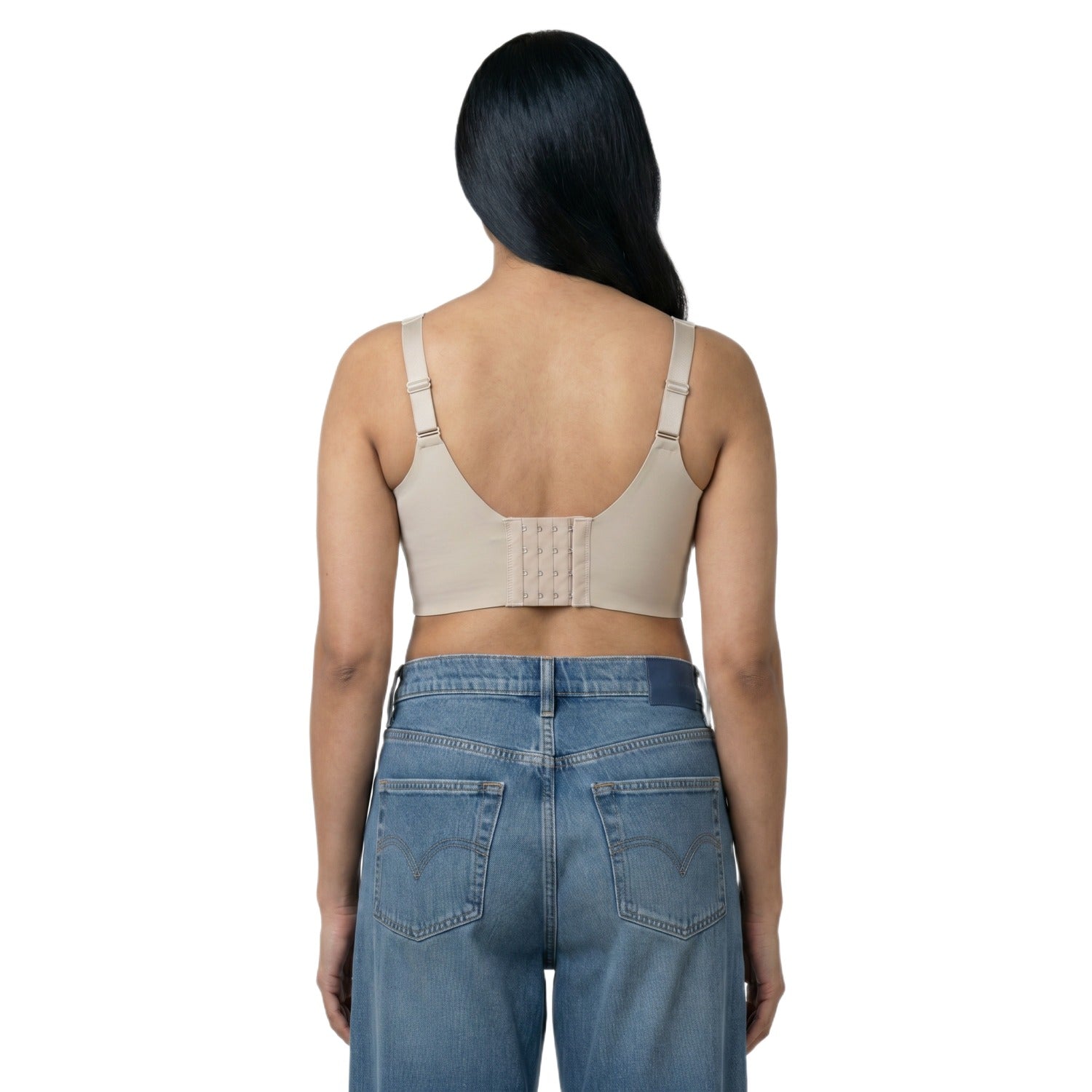 Women's Seamless Padded Modal Bra | Non-Wired Low Coverage T-Shirt Bra for Women | Soft Everyday Comfort Bra - 2534