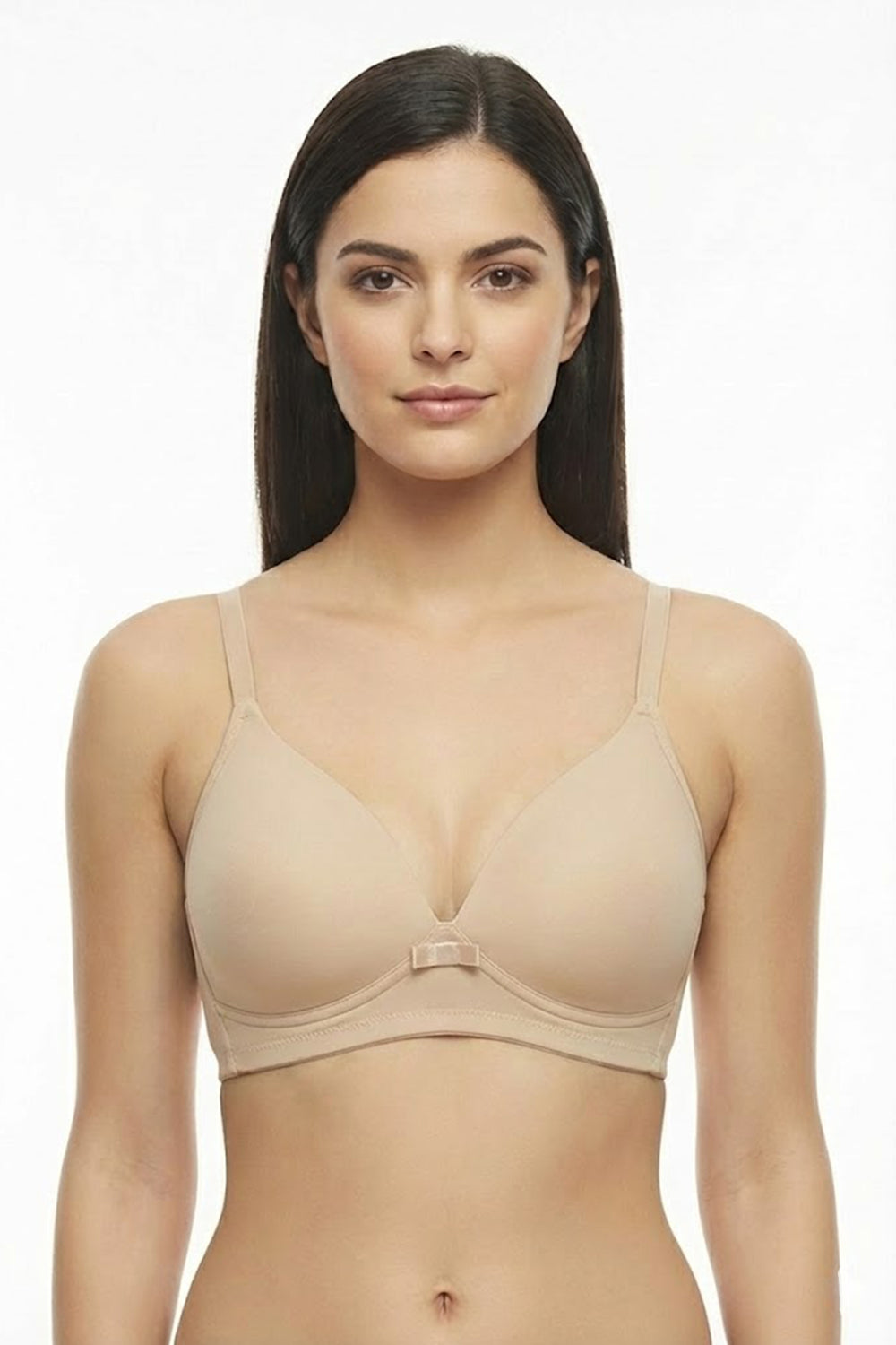 Teen Girls’ Plunge Padded Bra – Low-Coverage, Seamless & Supportive Design - 2277
