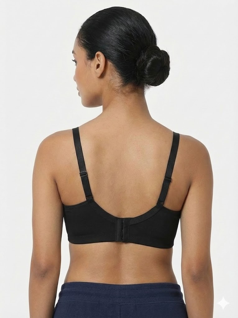 Teen Girls’ Lace Padded Bra – High-Coverage, Seamless & Sweat-Friendly Comfort - 2855