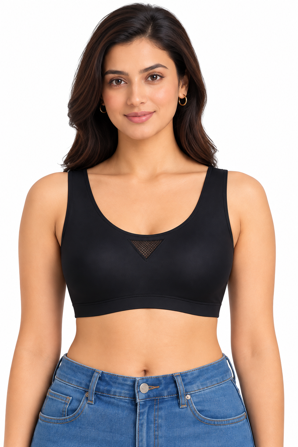 Women's Sports Bra | High Impact Padded Full Coverage Seamless Workout Bra for Gym, Yoga & Running | Breathable Activewear - 8803
