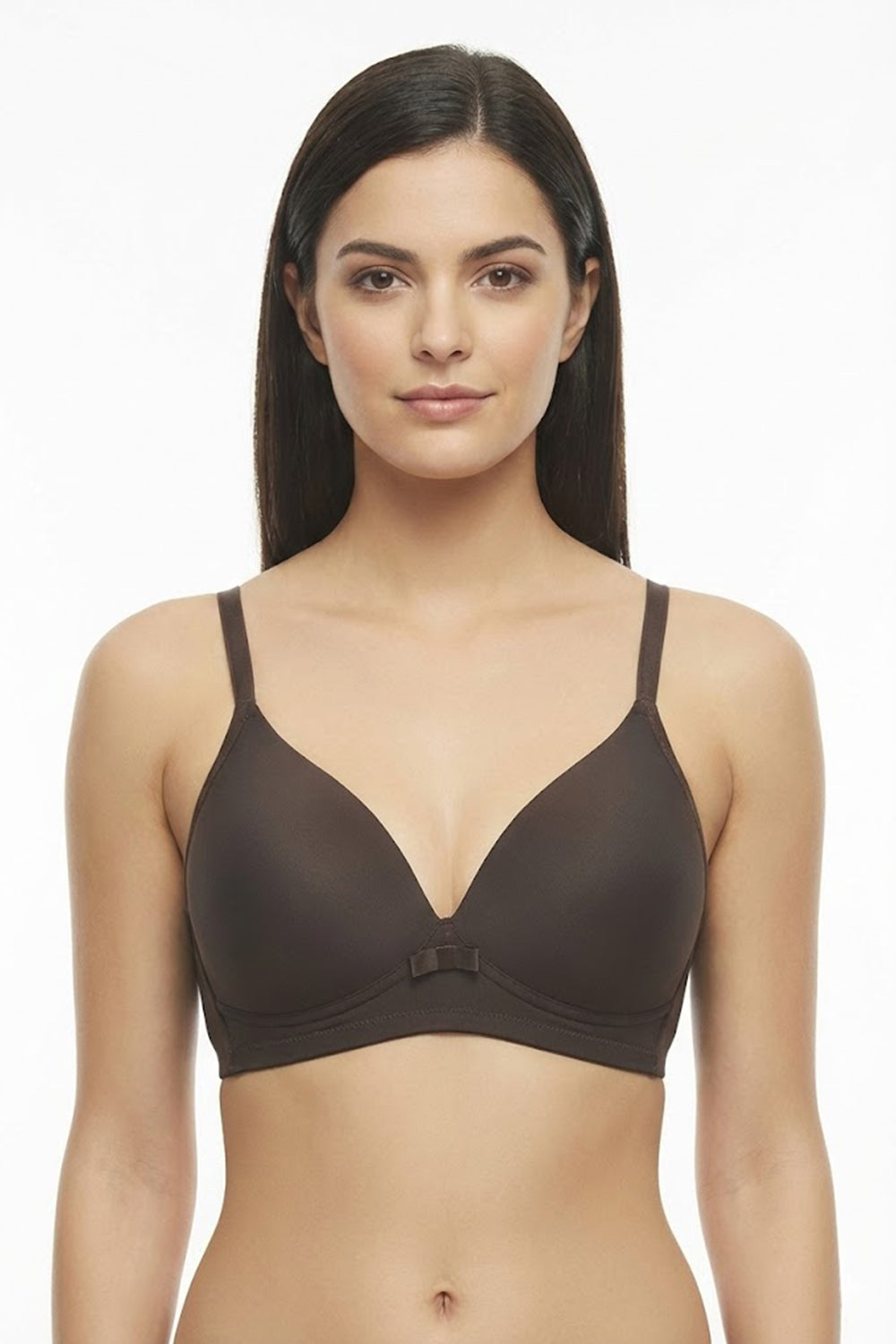 Teen Girls’ Plunge Padded Bra – Low-Coverage, Seamless & Supportive Design - 2277