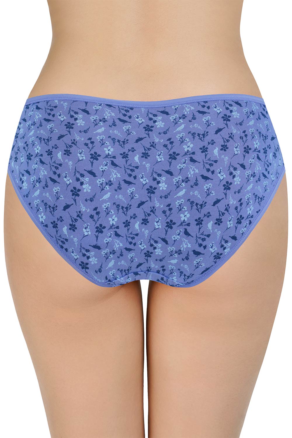 Amante Women's Cotton Bikini Panties Pack of 3 – Low Rise Breathable Soft Stretch Everyday Bikini Briefs - PPK33102
