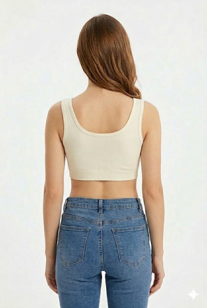 Seamless Modal Sports Bra for Teen Girls & Women – Non Wired Non Padded Beginner Training Bra | Sweat Absorbent Everyday Comfort Bra - 0751