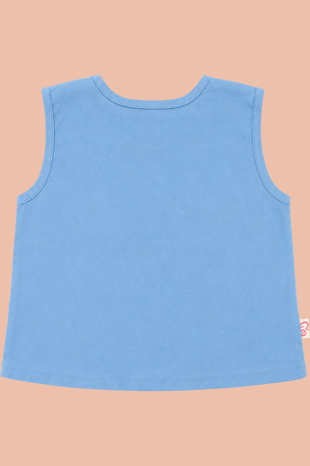 Oh Baby 100% Pure Cotton Everyday Comfort Baby Vest – Soft Breathable Infant Innerwear for Newborn Boys & Girls - Navy Blue - VS10