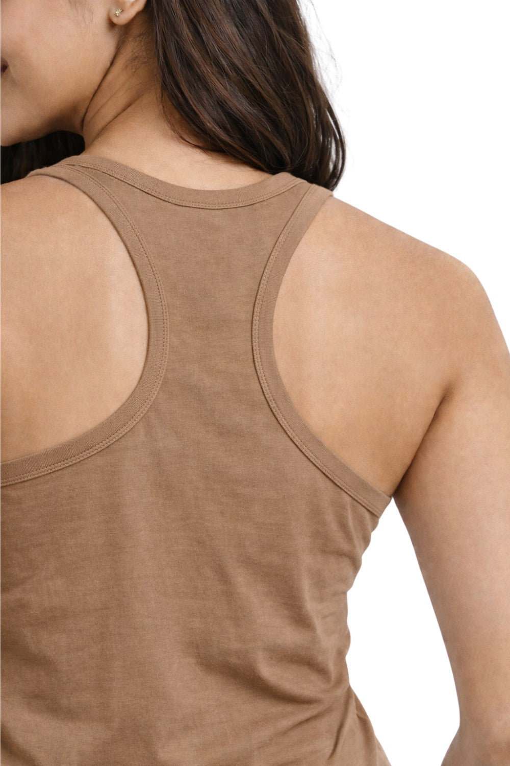 Women’s Cotton Blend Racerback Tank Top – Seamless Sweat Absorbent Innerwear Camisole | Stretchable Everyday Tank Top for Women - IN12