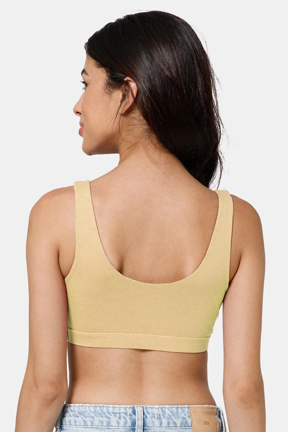Intimacy Maternity Bra for Women – Non-Wired Slip-On Cotton Nursing Bra with Criss-Cross Front  - FB10