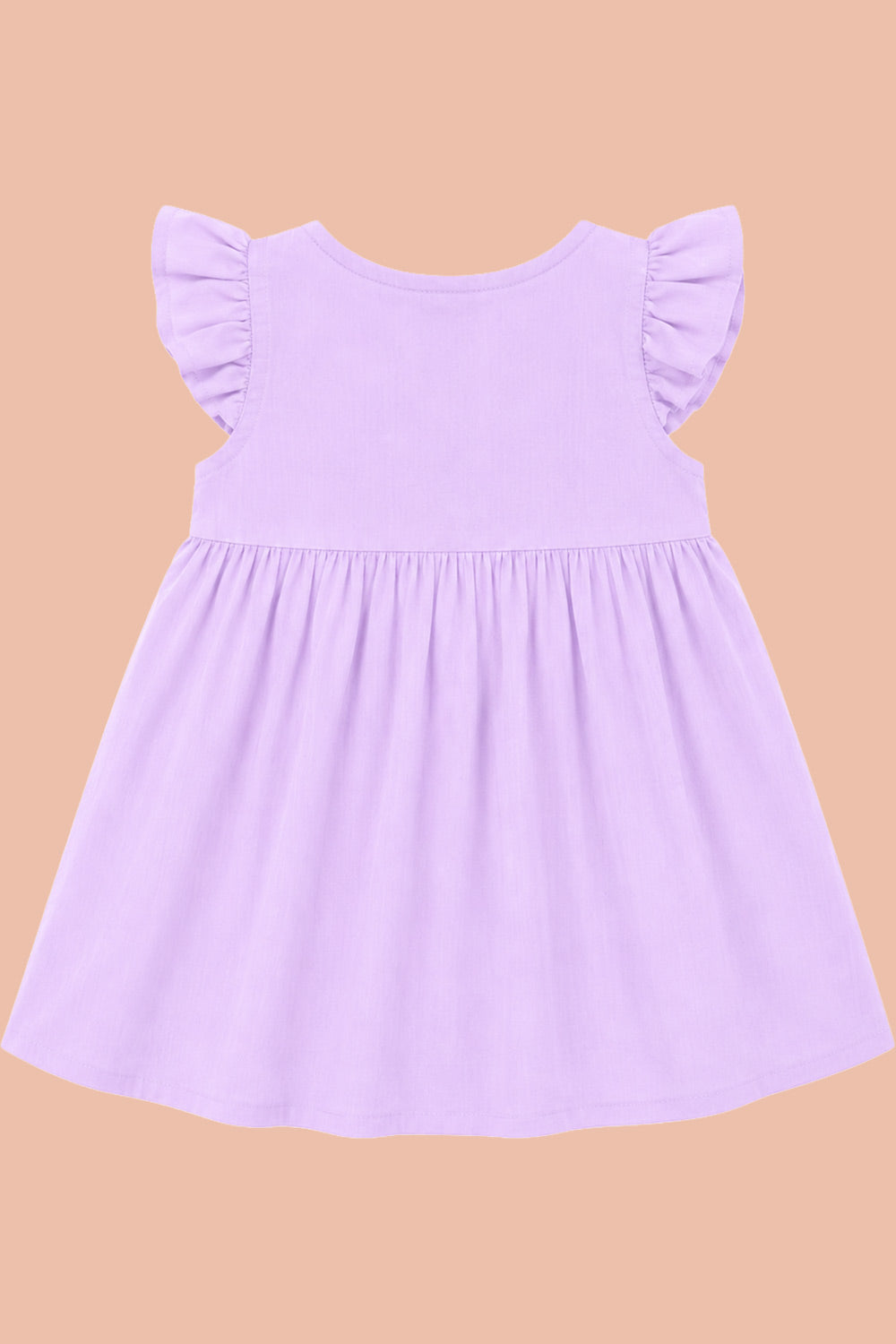 Oh Baby 100% Pure Cotton Everyday Comfort Baby Vest – Soft Breathable Infant Innerwear for Newborn Boys & Girls - Lavender - FR08