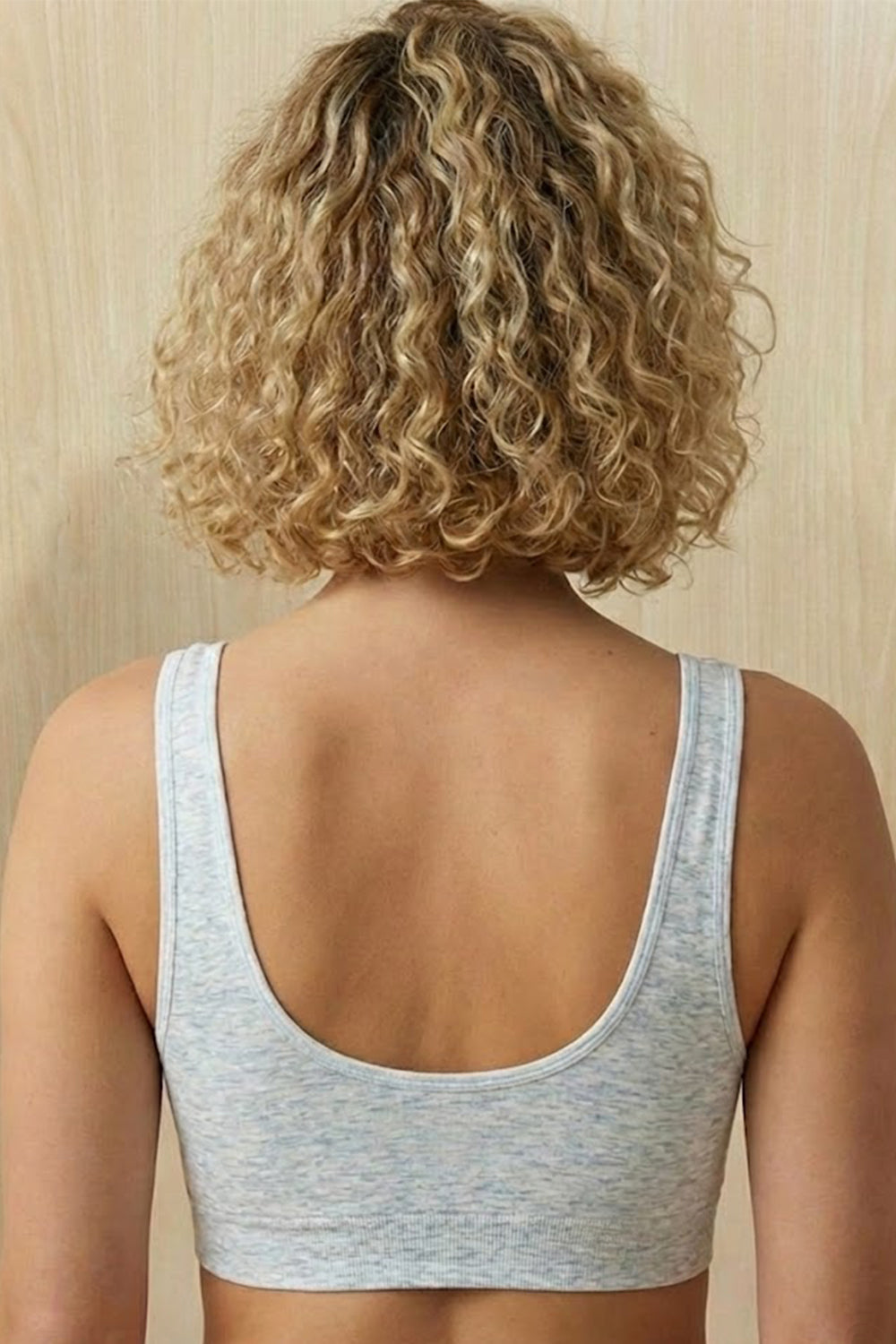 Teen Girls’ Printed Padded Sport Bra | Seamless, Sweat-Absorbent, Medium-Coverage Non-Wired Comfort - 312