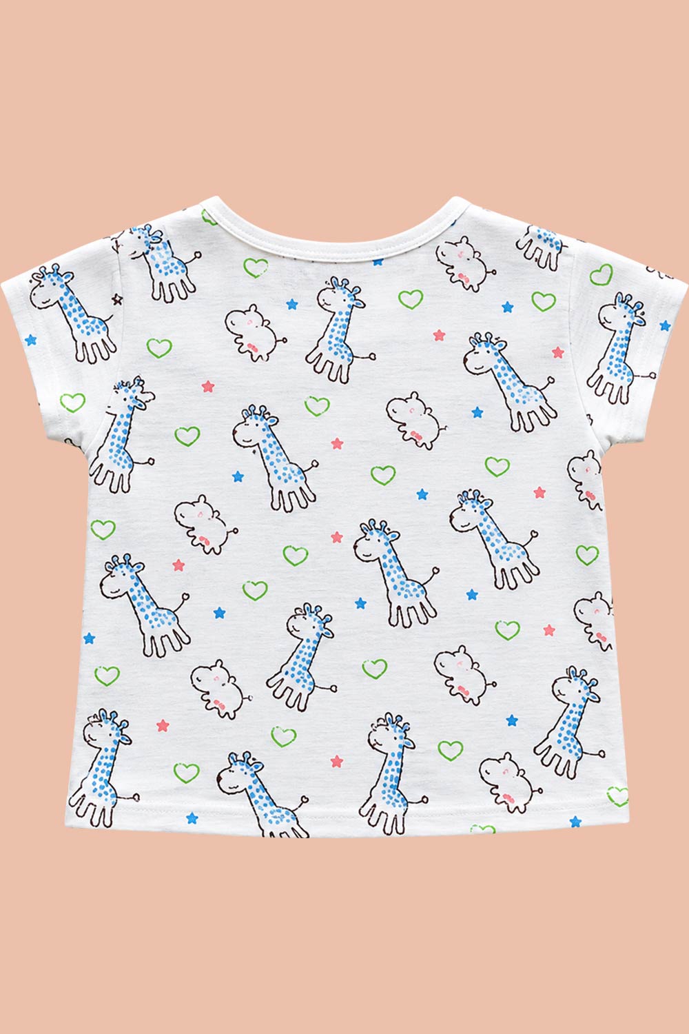 Oh Baby 100% Pure Cotton Everyday Comfort Baby Vest – Soft Breathable Infant Innerwear for Newborn Boys & Girls - Printed - HV01