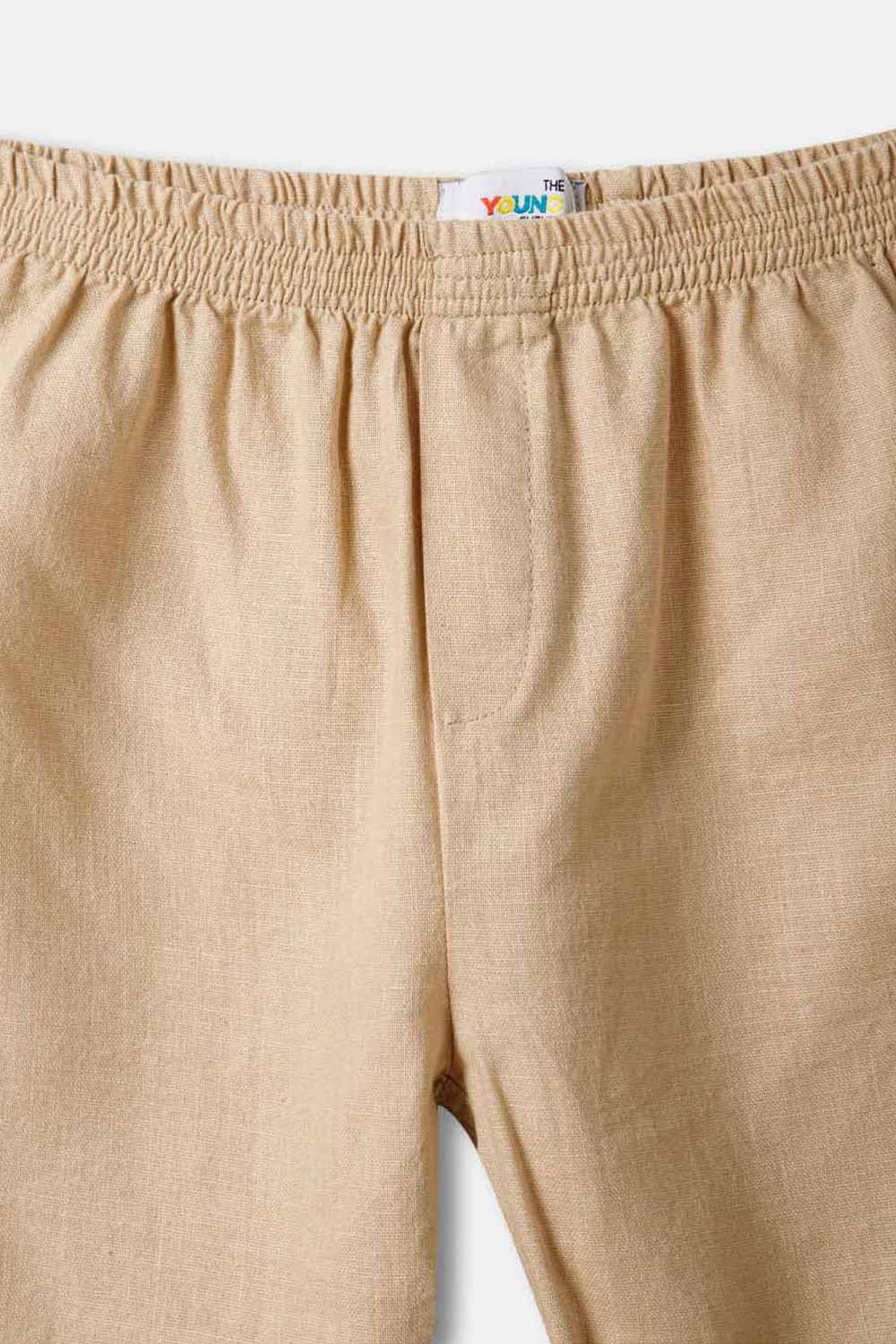 The Young Future  Shorts for Boys  - Beige  - BS03