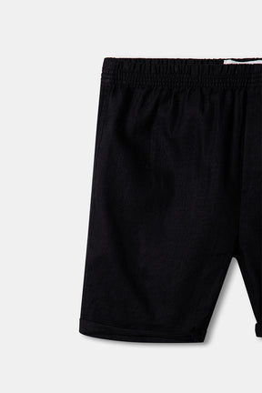 The Young Future  Shorts for Boys  - Black  - BS02