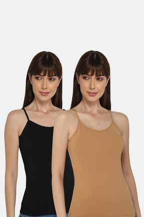 Intimacy Super Stretch Camisole Special Combo Pack - Cl04 - Pack of 2 - C01
