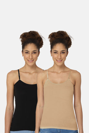 Intimacy Camisole-Slip Special Combo Pack - In08 - Pack of 2 - C01