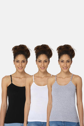 Intimacy Camisole-Slip Special Combo Pack - In08 - Pack of 3 - C56