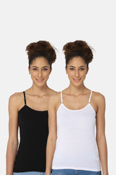 Intimacy Camisole-Slip Special Combo Pack - In08 - Pack of 2 - C02
