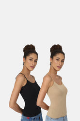 Intimacy Super Stretch Camisole Special Combo Pack - M002 - Pack of 2 - C01