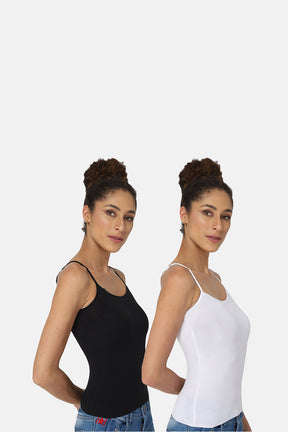 Intimacy Super Stretch Camisole Special Combo Pack - M002 - Pack of 2 - C02