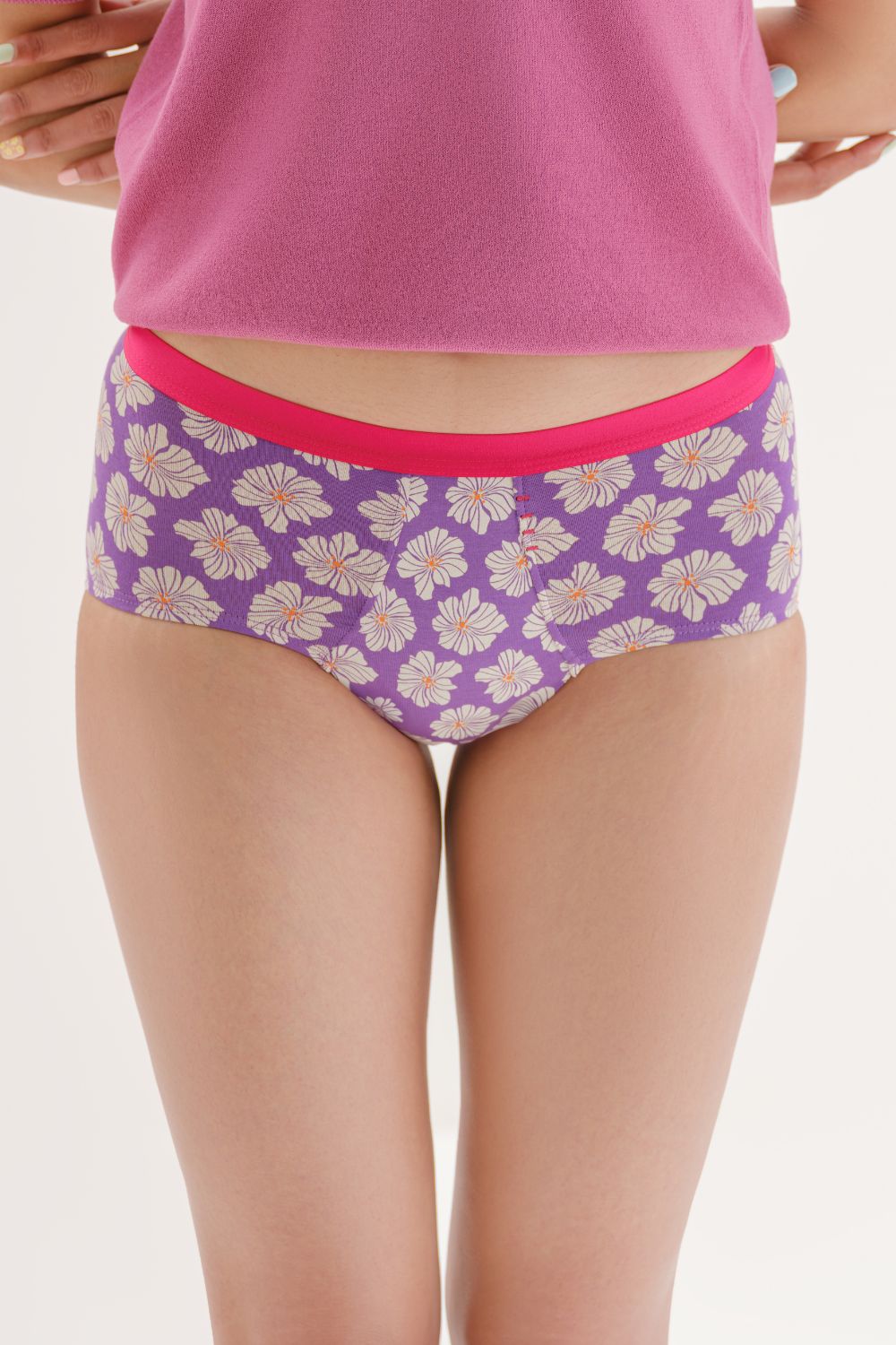 Mahina Teen Period Panty for Girls – Reusable Leak-Proof Cotton Period Underwear with 12-Hour Protection | Mid-Waist Bikini Fit