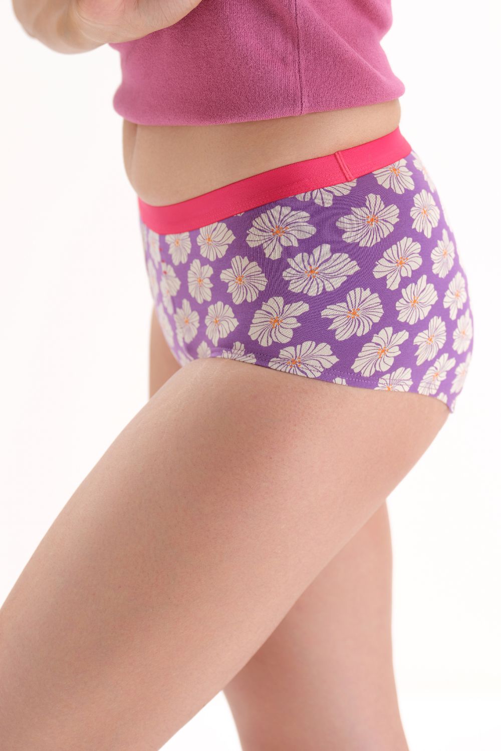 Mahina Teen Period Panty for Girls – Reusable Leak-Proof Cotton Period Underwear with 12-Hour Protection | Mid-Waist Bikini Fit
