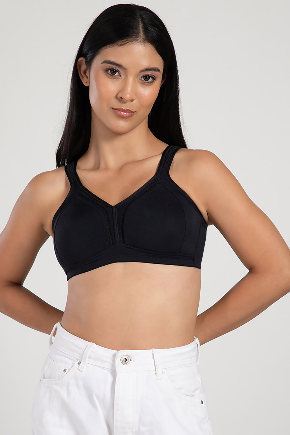 Intimacy Bra for Women | Non-Wired Non-Padded Full Coverage T-Shirt Bra | Seamless Moulded Bra for Women | Everyday Comfort Bra | Smooth Back Women's Lingerie | Medium & High Cup - SS05