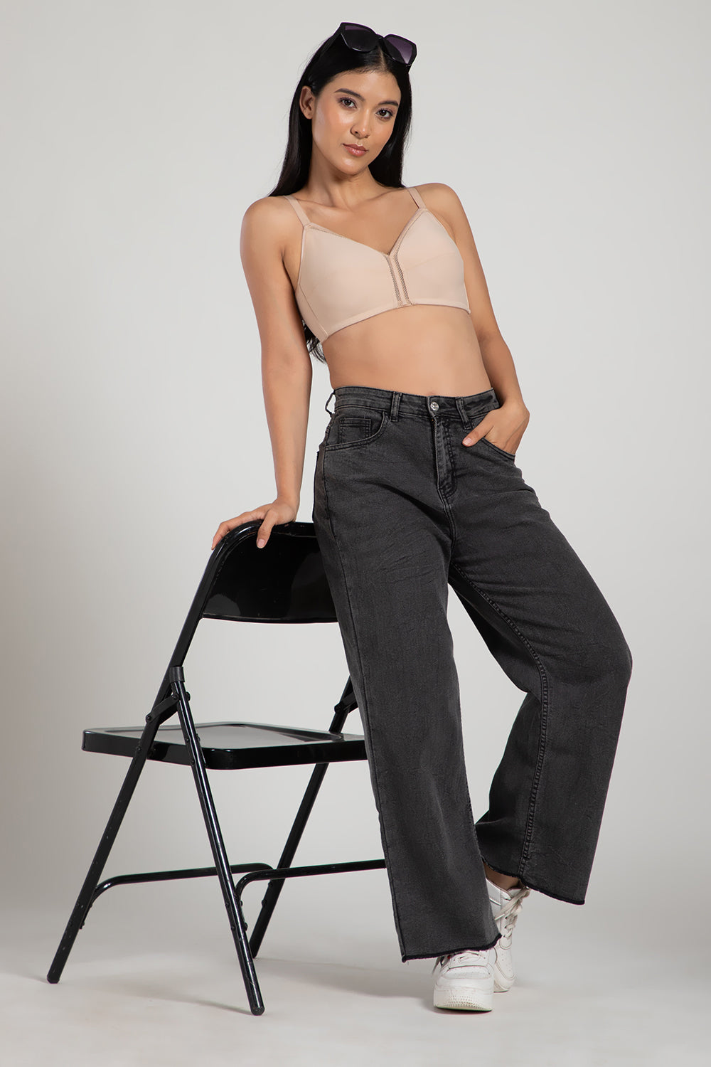 Intimacy Bra for Women – Non-Wired With Seam Everyday Bra with 3/4 Coverage, Smooth Back Support & All-Day Comfort - SS06