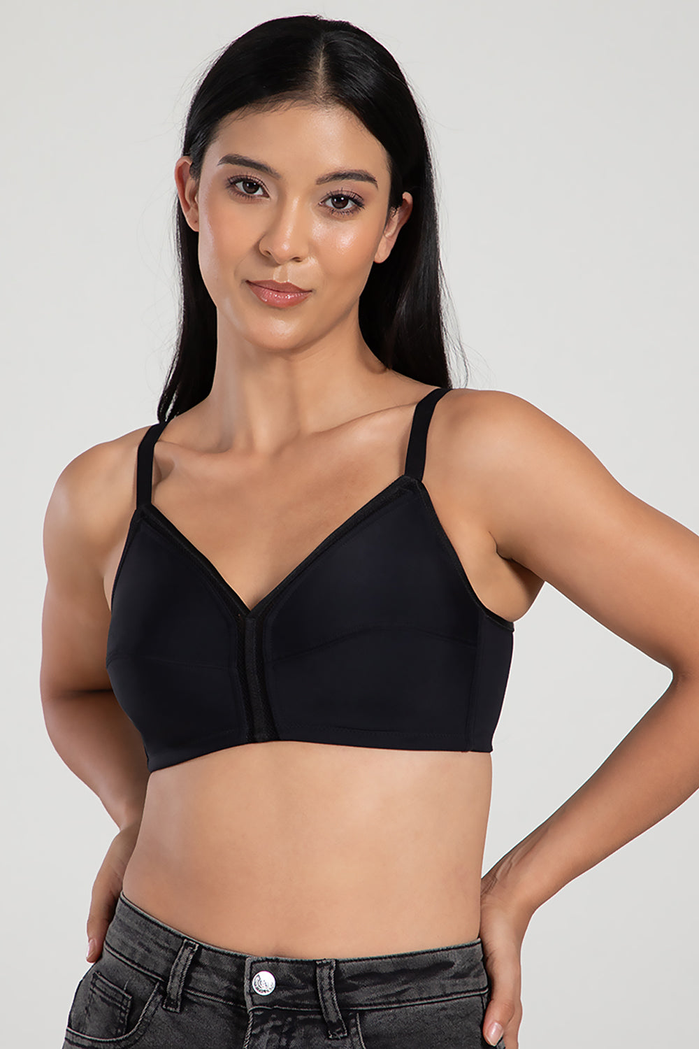 Intimacy Bra for Women – Non-Wired With Seam Everyday Bra with 3/4 Coverage, Smooth Back Support & All-Day Comfort - SS06