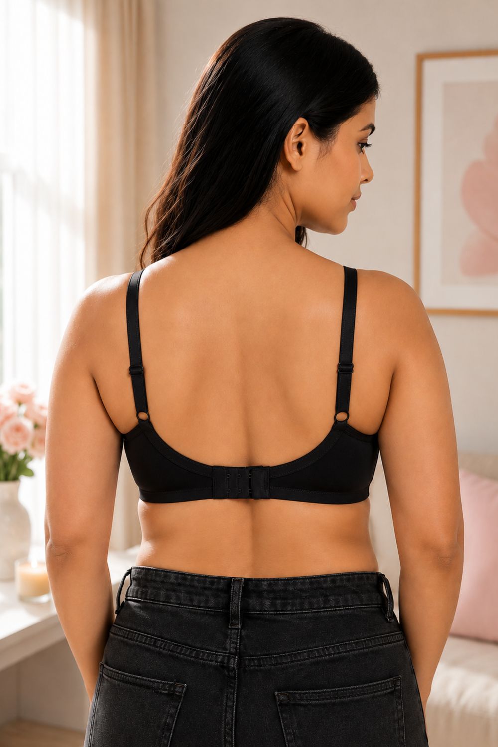 Intimacy Bra for Women – Non-Wired With Seam Everyday Bra with 3/4 Coverage, Smooth Back Support & All-Day Comfort - SS06