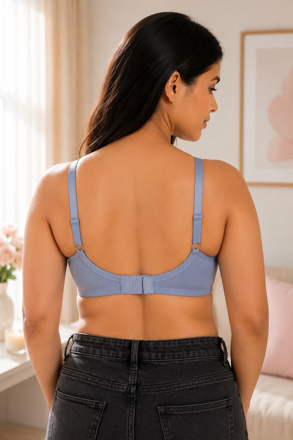 Intimacy Bra for Women – Non-Wired With Seam Everyday Bra with 3/4 Coverage, Smooth Back Support & All-Day Comfort - SS06