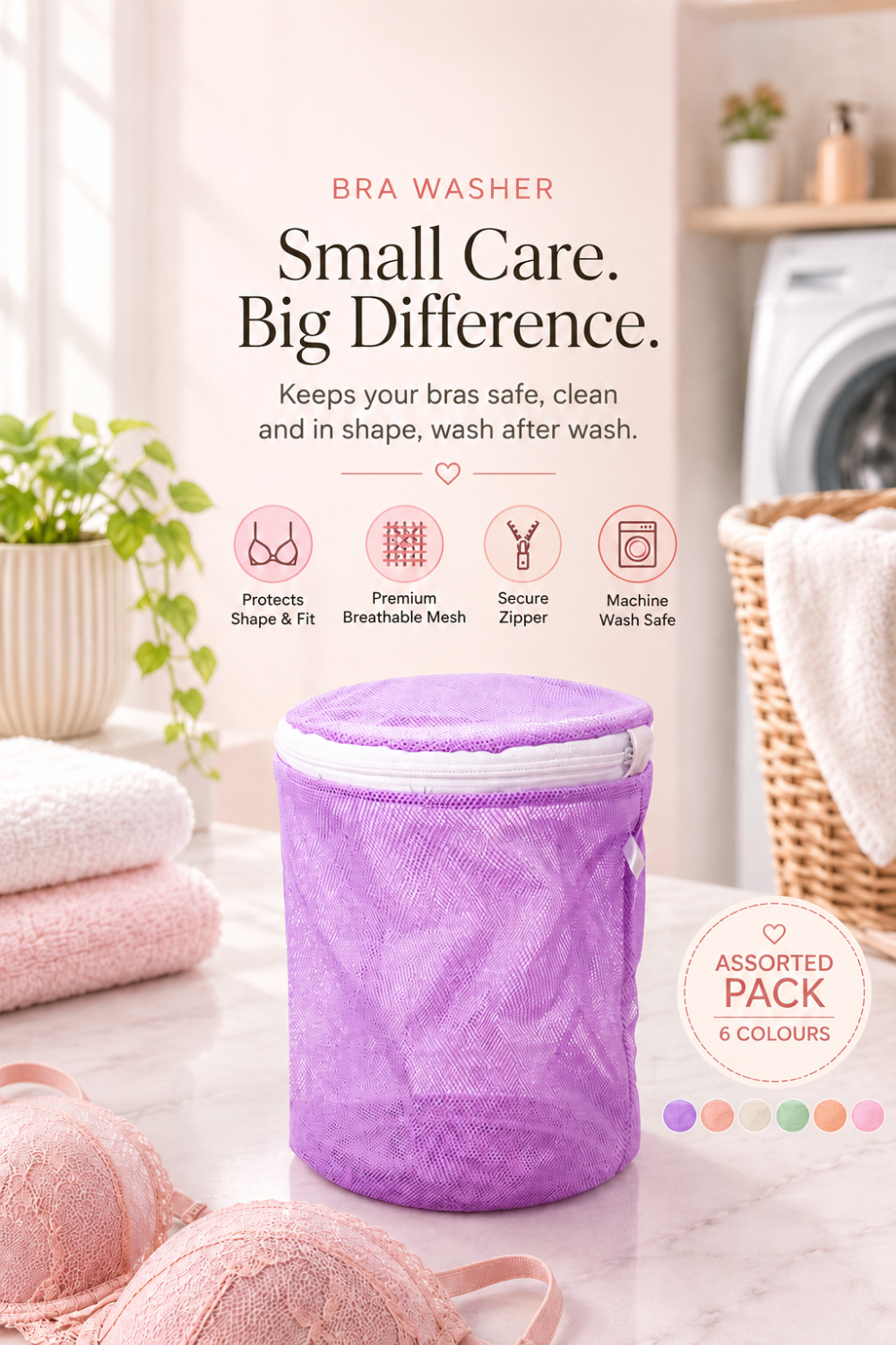 Naidu Hall Intimacy Bra Wash Bag - Bra Washer