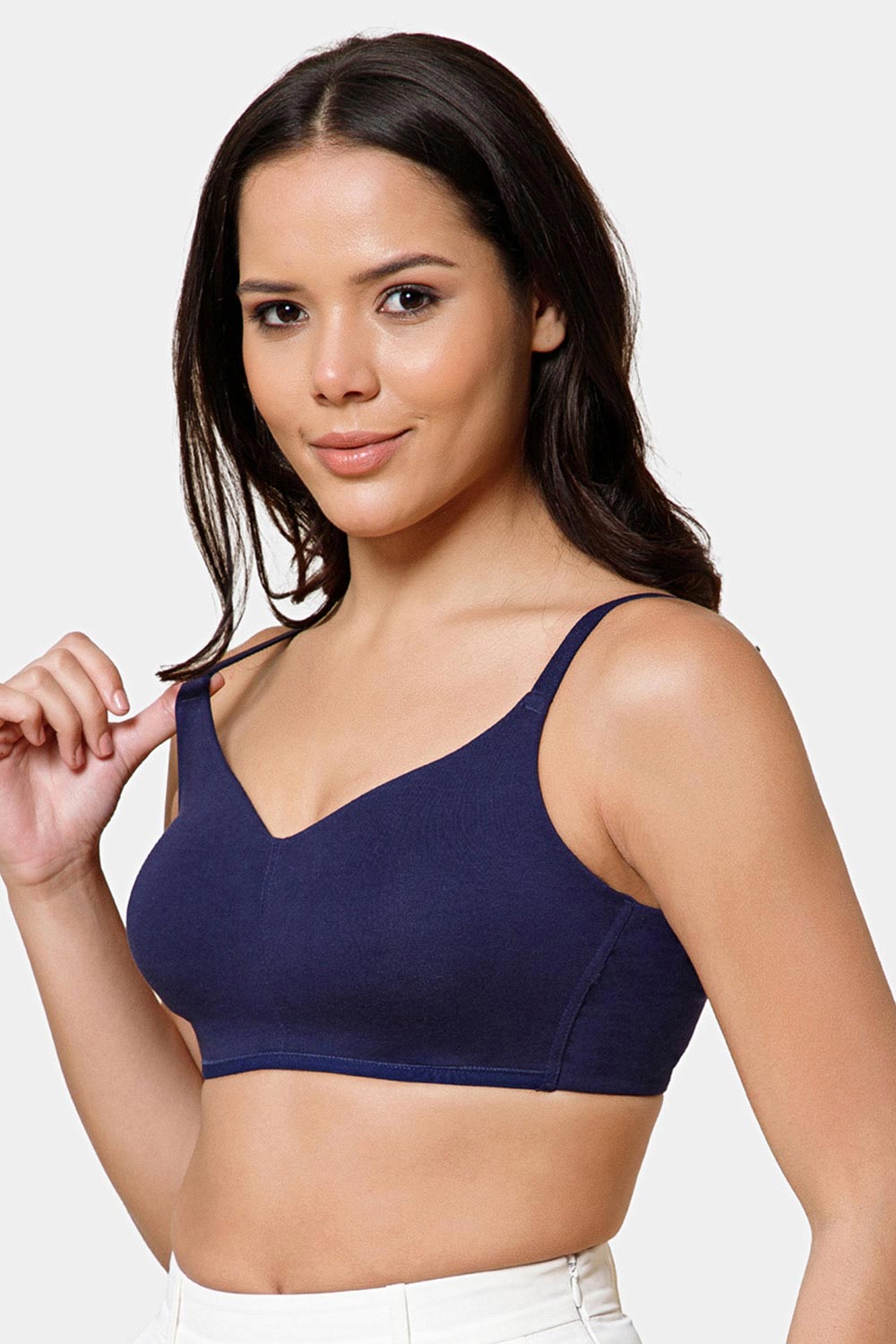 Intimacy Women’s Cotton T-Shirt Bra – Non-Wired Seamless Everyday Bra with 3/4 Coverage | Smooth Comfort Bra for Women - SS04