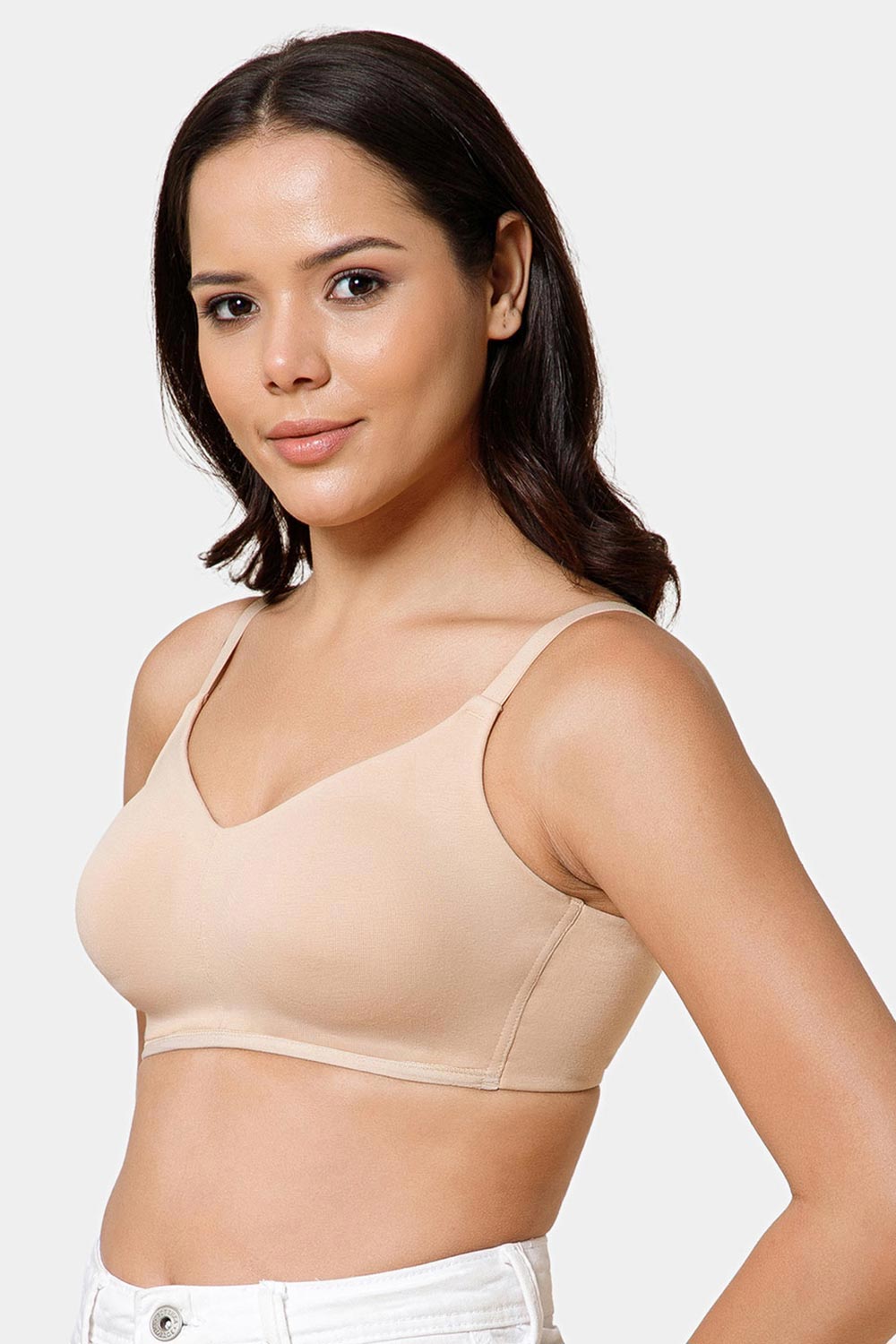 Intimacy Women’s Cotton T-Shirt Bra – Non-Wired Seamless Everyday Bra with 3/4 Coverage | Smooth Comfort Bra for Women - SS04