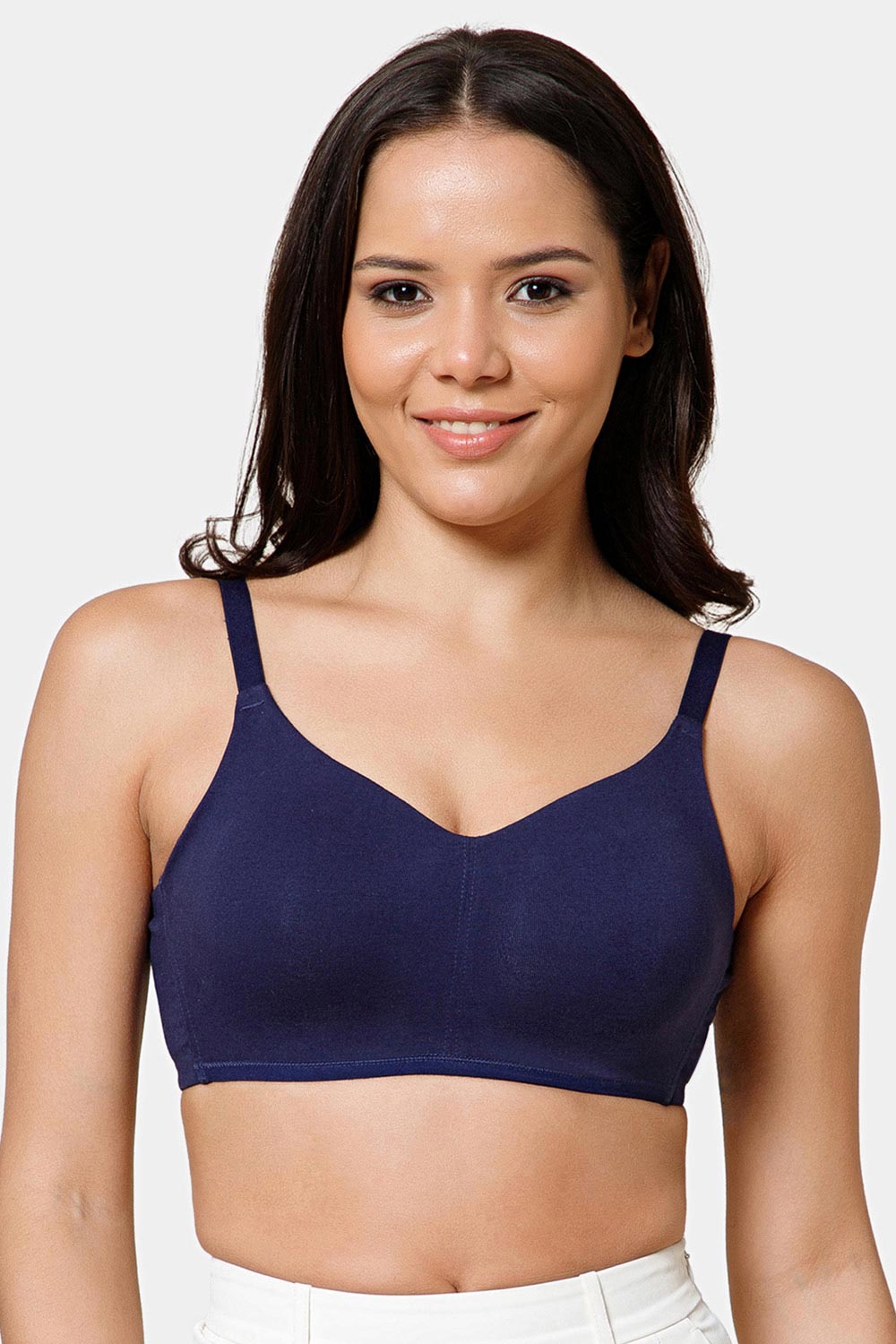 Intimacy Women’s Cotton T-Shirt Bra – Non-Wired Seamless Everyday Bra with 3/4 Coverage | Smooth Comfort Bra for Women - SS04