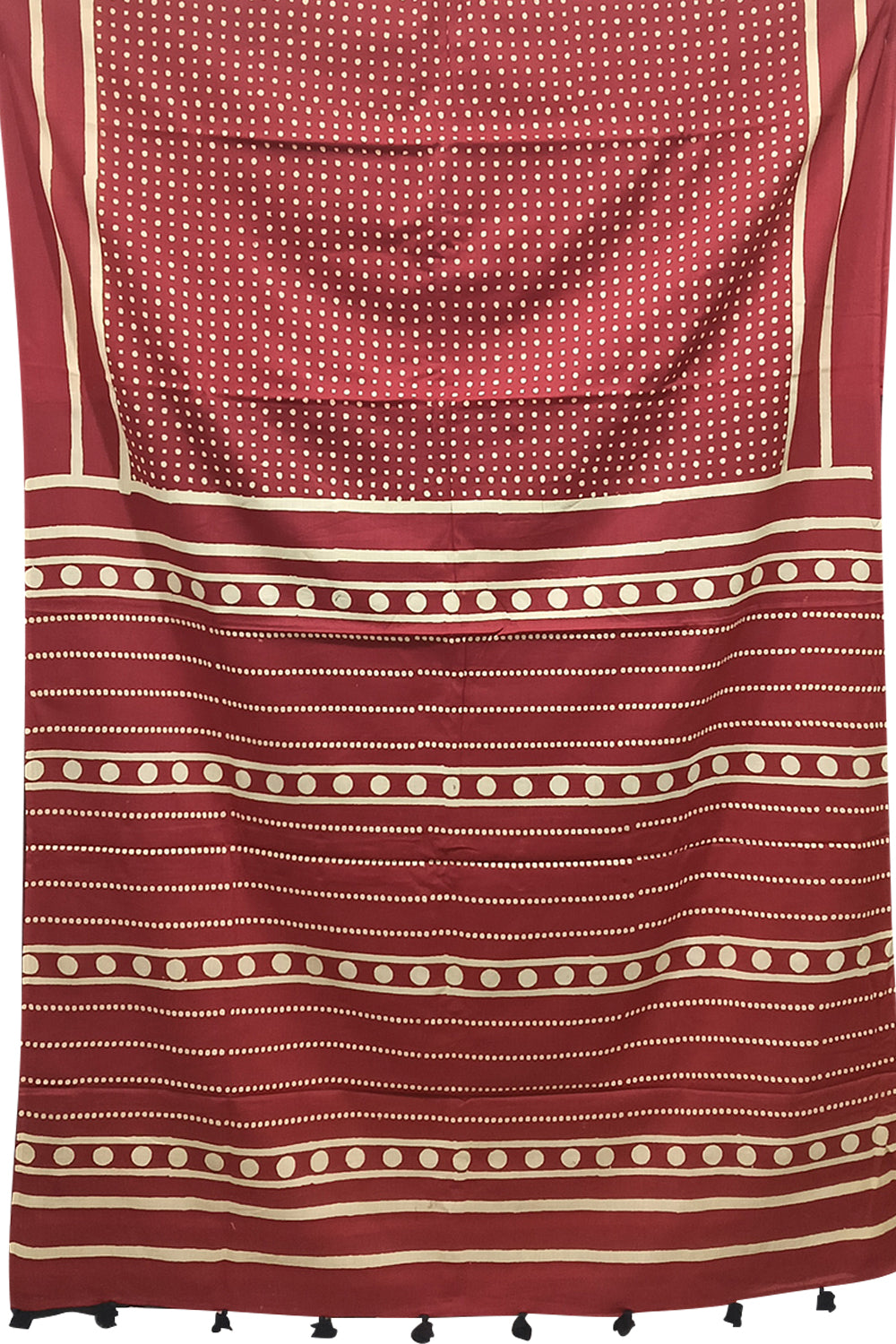 Women's Pure Cotton Jaipur Print Saree with Blouse | Soft Cotton Printed Saree for Women | Traditional, Casual & Festive Ethnic Wear - Rust - 3105