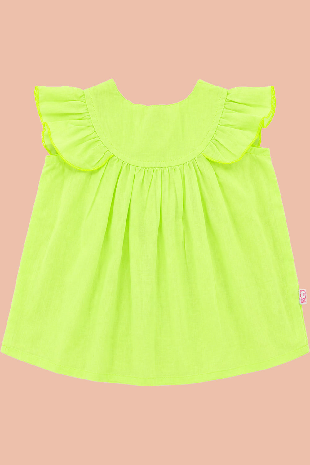 Oh Baby 100% Pure Cotton Everyday Comfort Baby Vest – Soft Breathable Infant Innerwear for Newborn Boys & Girls - Light Green - FR06