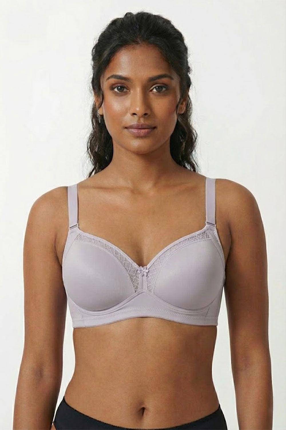 Teen Girls’ Lace Padded Bra – High-Coverage, Seamless & Sweat-Friendly Comfort - 2855