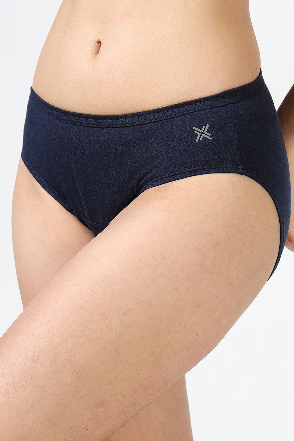 Lavos Organic Bamboo Inner elastic Mid waist Hipster for Women- Pack of 3