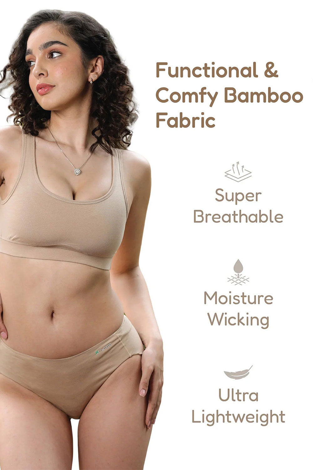 Lavos Women’s Organic Bamboo No-Marks Seamless Panty – Invisible Underwear