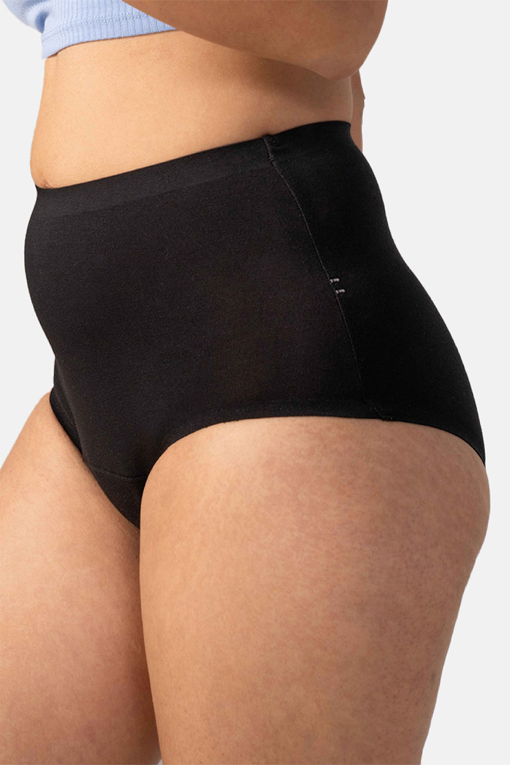 Mahina Reusable & Leak Proof Period Panty Black Modal High Rise Heavy Flow Pack of 1