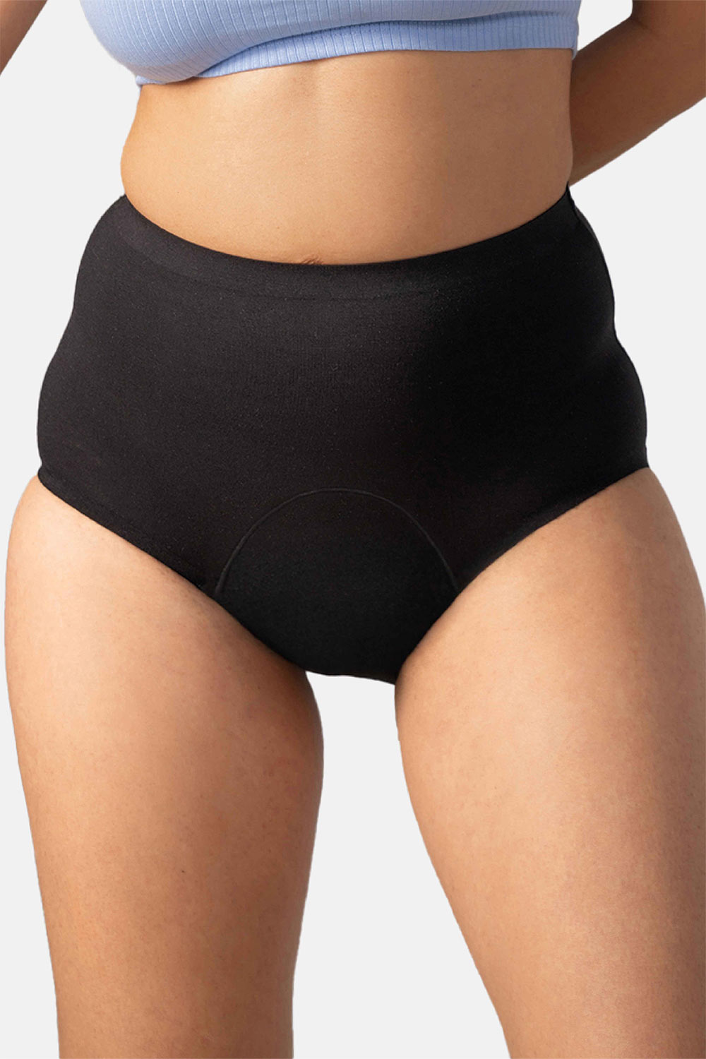 Mahina Reusable & Leak Proof Period Panty Black Modal High Rise Heavy Flow Pack of 1