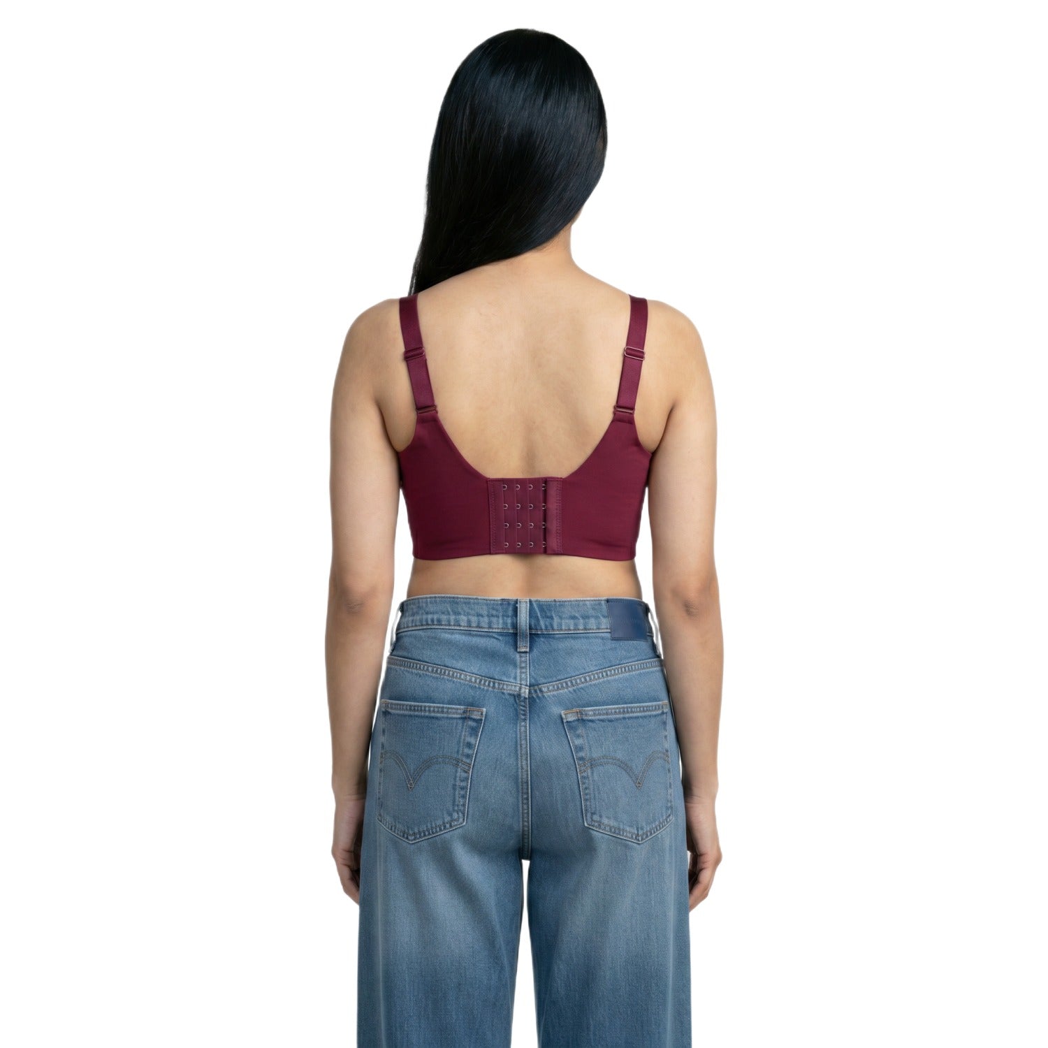 Women's Seamless Padded Modal Bra | Non-Wired Low Coverage T-Shirt Bra for Women | Soft Everyday Comfort Bra - 2534