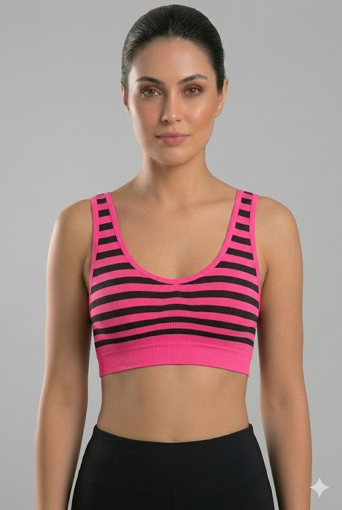 Seamless Modal Sports Bra for Teen Girls & Women – Non Wired Non Padded Beginner Training Bra | Sweat Absorbent Everyday Comfort Bra - S001