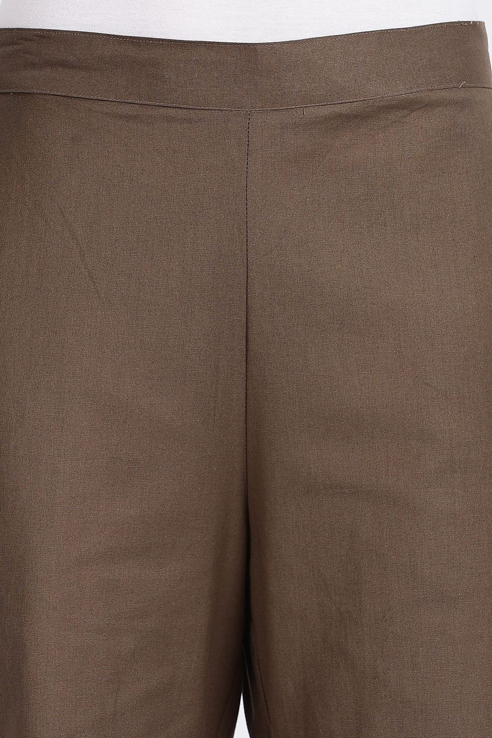 Mythri Women’s Straight Wide-Leg Pant – Cotton Blend Everyday Wear with Drawstring and Pockets | Comfortable & Elegant - TD02