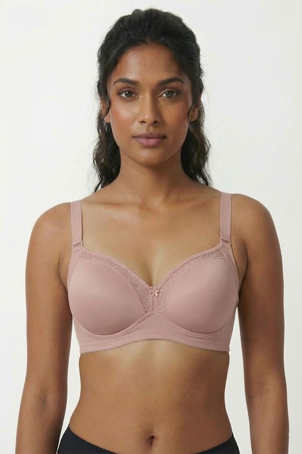 Teen Girls’ Lace Padded Bra – High-Coverage, Seamless & Sweat-Friendly Comfort - 2855