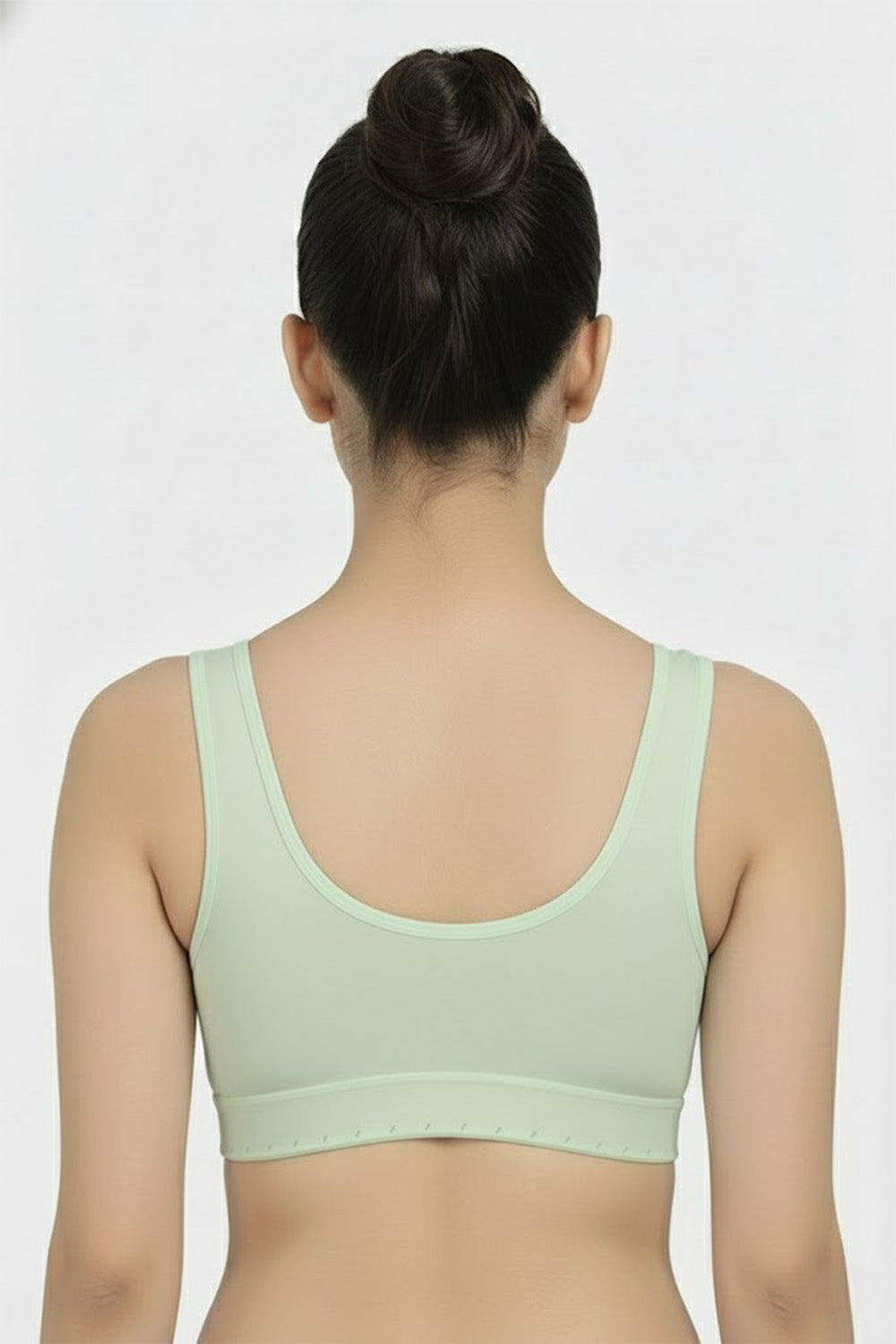 Teen Girls’ Printed Padded Sport Bra – Medium-Coverage, Sweat-Absorbent & Seamless Comfort - 702